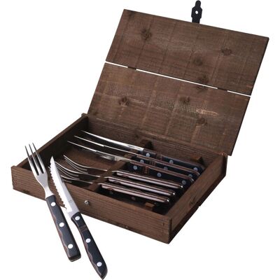 Gense Old Farmer Klassischer Steak- und Grillbesteck-Set - 8 delar Gense Old Farmer Klassischer Steak- und Grillbesteck-Set - 8 delar