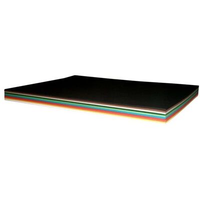 Nordic Generic Brands Dekorationskartong 46x64cm - 50 Ark - Matt Yta - 220g - 10 Färger Nordic Generic Brands Dekorationskartong 46x64cm - 50 Ark - Matt Yta - 220g - 10 Färger