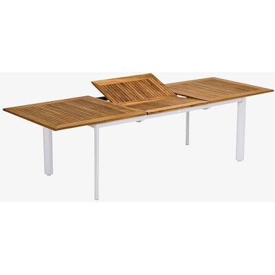 Hillerstorp Nydala Ausziehbarer Esstisch - Teak Aluminium Outdoor Hillerstorp Nydala Ausziehbarer Esstisch - Teak Aluminium Outdoor