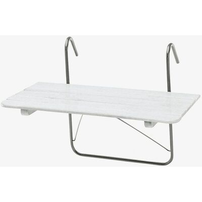 Hillerstorp Hvid Balkonbord 50x80cm - Udemøbler Hillerstorp Hvid Balkonbord 50x80cm - Udemøbler
