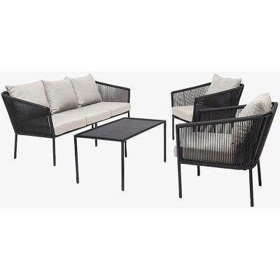 Hillerstorp Lersund Udegruppe - Sofa, Stol, Bord Hillerstorp Lersund Udegruppe - Sofa, Stol, Bord
