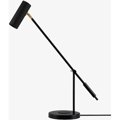 Lampe de Table Globen Lighting Hubble Read avec Charge Sans Fil - Noir Lampe de Table Globen Lighting Hubble Read avec Charge Sans Fil - Noir