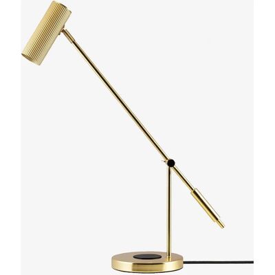 Lampe de bureau Globen Lighting Hubble Read avec chargement sans fil - Laiton Lampe de bureau Globen Lighting Hubble Read avec chargement sans fil - Laiton