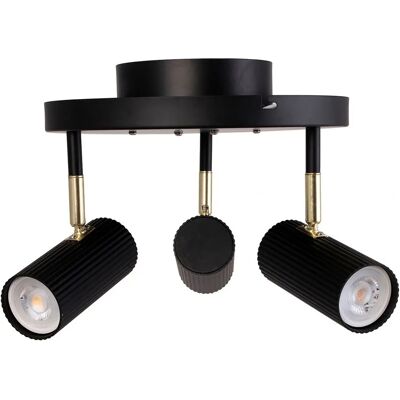 Globen Lighting - Hubble 3 Plafond - Noir Globen Lighting - Hubble 3 Plafond - Noir