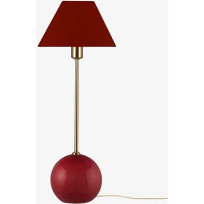 Globen Lighting Iris 20 Rouge - Lampe de table - Publicité Globen Lighting Iris 20 Rouge - Lampe de table - Publicité