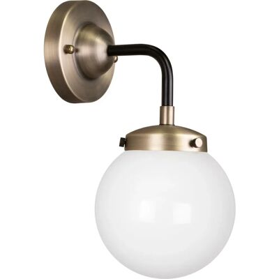 Globen Lighting Alley 1 IP44 Væglampe - Vintage Stil i Antique Messing Globen Lighting Alley 1 IP44 Væglampe - Vintage Stil i Antique Messing