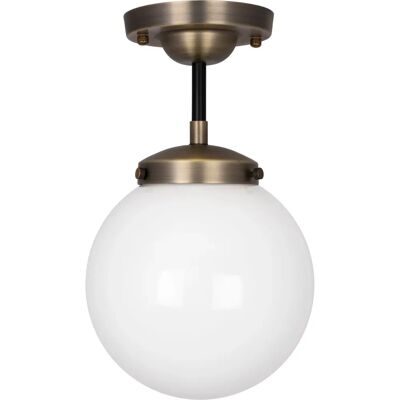 Globen Lighting 990751 Luminaire Plafond en Laiton Ancien - Éclairage de Plafond - Publicité Globen Lighting 990751 Luminaire Plafond en Laiton Ancien - Éclairage de Plafond - Publicité