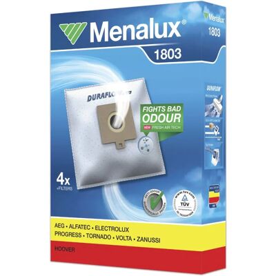 Menalux 1803 Syntetyczne worki i filtr - Kompatybilny z AEG/Hoover Menalux 1803 Syntetyczne worki i filtr - Kompatybilny z AEG/Hoover