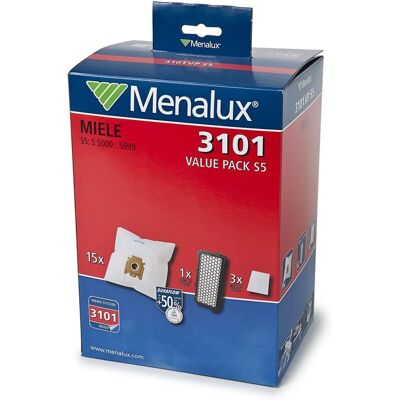 Menalux 3101VP S5 porszívó kiegészítők - Tasakok és szűrők Miele S5-höz Menalux 3101VP S5 porszívó kiegészítők - Tasakok és szűrők Miele S5-höz