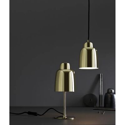 Lampe de Table Champagne 30 - Or Brossé - Pholc - Publicité Lampe de Table Champagne 30 - Or Brossé - Pholc - Publicité