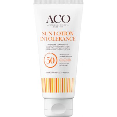 Aco Sun Lotion Intolerance SPF50 - Aurinkovoide Aco Sun Lotion Intolerance SPF50 - Aurinkovoide
