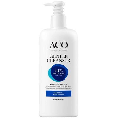 ACO Gentle Cleanser Bodyshampoo - Miedoton vartalosampoo, 300 ml, Rauhoittava ja suojaava, 8 tuntia ACO Gentle Cleanser Bodyshampoo - Miedoton vartalosampoo, 300 ml, Rauhoittava ja suojaava, 8 tuntia