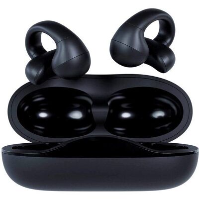 Casque sans fil à oreille ouverte Happy Plugs Clip - Noir Casque sans fil à oreille ouverte Happy Plugs Clip - Noir