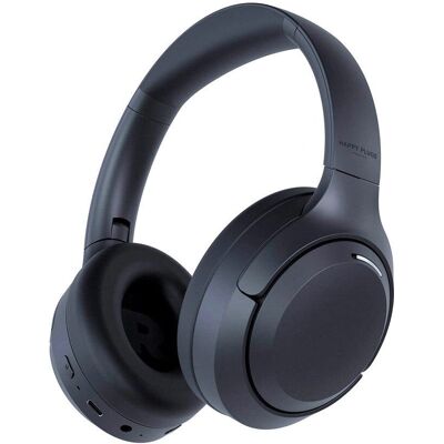 Happy Plugs Play Lite - kabellose 3,5-mm-Over-Ear-Kopfhörer mit integriertem Radio (50 h, Kabellos), Kopfhörer, Schwarz Happy Plugs Play Lite - kabellose 3,5-mm-Over-Ear-Kopfhörer mit integriertem Radio (50 h, Kabellos), Kopfhörer, Schwarz