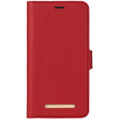 Étui portefeuille Onsala pour iPhone XR - Rouge Saffiano - Publicité Étui portefeuille Onsala pour iPhone XR - Rouge Saffiano - Publicité