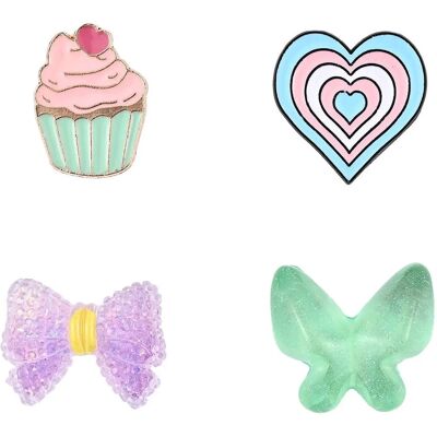 ONSALA - Charms 4 pièces - Métal/Plastique - Adhésif 3M - Ensemble de charms pour téléphone - Publicité ONSALA - Charms 4 pièces - Métal/Plastique - Adhésif 3M - Ensemble de charms pour téléphone - Publicité