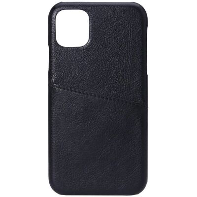 Coque iPhone 11 Noire avec porte-cartes - Publicité Coque iPhone 11 Noire avec porte-cartes - Publicité