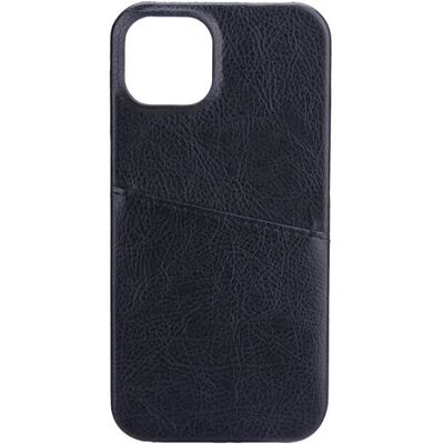 Coque en cuir Onsala pour iPhone 13 avec porte-cartes - Noir - Publicité Coque en cuir Onsala pour iPhone 13 avec porte-cartes - Noir - Publicité