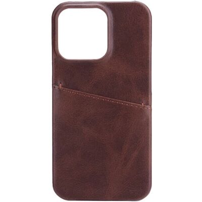 Onsala iPhone 13 Pro Lederhülle mit Kartenfach - Smartphone Cover Onsala iPhone 13 Pro Lederhülle mit Kartenfach - Smartphone Cover