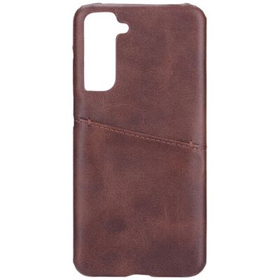Coque en cuir Onsala pour Samsung Galaxy S21 FE avec porte-cartes - Publicité Coque en cuir Onsala pour Samsung Galaxy S21 FE avec porte-cartes - Publicité