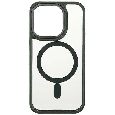 Onsala Étui transparent vert pour iPhone 15 Pro - Coque de téléphone - Publicité Onsala Étui transparent vert pour iPhone 15 Pro - Coque de téléphone - Publicité