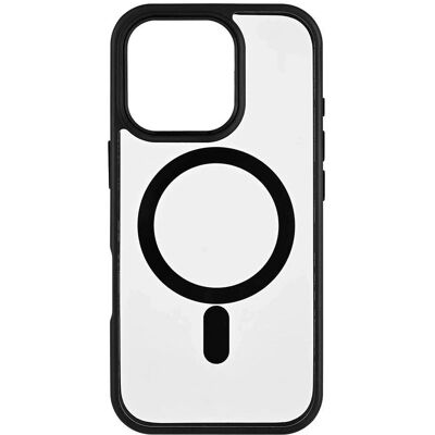 Coque transparente ONSALA pour iPhone 16 Pro - Compatible MagSafe - Publicité Coque transparente ONSALA pour iPhone 16 Pro - Compatible MagSafe - Publicité