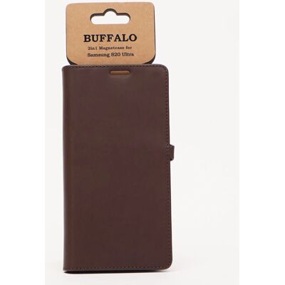 Buffalo Samsung Galaxy S20 Ultra Taske med Pung - Brun Buffalo Samsung Galaxy S20 Ultra Taske med Pung - Brun