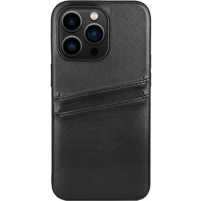 Buffalo Vegansk Läder iPhone 14 Pro Skal med Kortfack Buffalo Vegansk Läder iPhone 14 Pro Skal med Kortfack