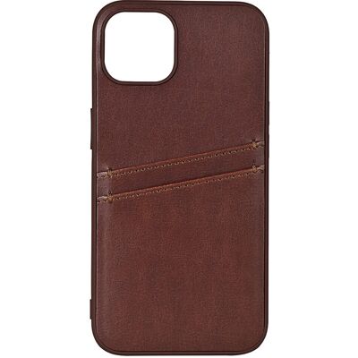 Buffalo iPhone 13 Læder Kortholder Brun - Mobilcover Buffalo iPhone 13 Læder Kortholder Brun - Mobilcover