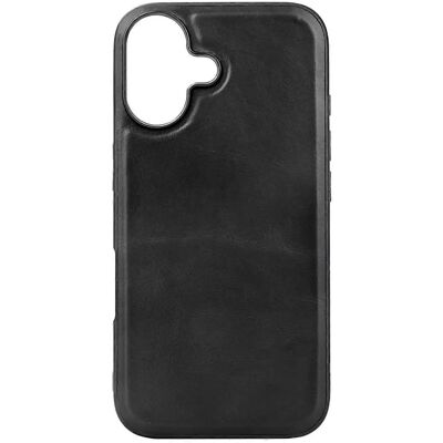 Buffalo iPhone 16 Læder MagSafe Cover - Sort Buffalo iPhone 16 Læder MagSafe Cover - Sort