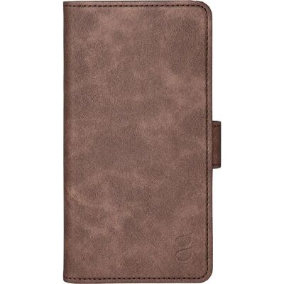 GEAR Classic Flip Cover Samsung Galaxy S25 - Kierrätetty keinotekoinen nahka - 3 korttikotelo - Stand-funktio - Ruskea GEAR Classic Flip Cover Samsung Galaxy S25 - Kierrätetty keinotekoinen nahka - 3 korttikotelo - Stand-funktio - Ruskea
