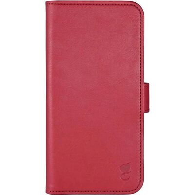 Coque en cuir recyclé GEAR Classic 3 iPhone 16 Pro Max Rouge Profond - Étui téléphone - Publicité Coque en cuir recyclé GEAR Classic 3 iPhone 16 Pro Max Rouge Profond - Étui téléphone - Publicité