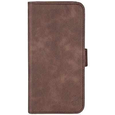 GEAR Ruskea lompakko iPhone 16 Plusille - Puhelimen suojus korttipaikoilla ja jalustalla GEAR Ruskea lompakko iPhone 16 Plusille - Puhelimen suojus korttipaikoilla ja jalustalla