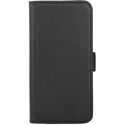 Gear musta nahkainen flip-kansi iPhone 15 Pro Max korttipaikoilla Gear musta nahkainen flip-kansi iPhone 15 Pro Max korttipaikoilla