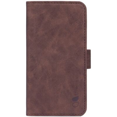 GEAR iPhone 11 Wallet - Brun Nubuck PU Deksel GEAR iPhone 11 Wallet - Brun Nubuck PU Deksel