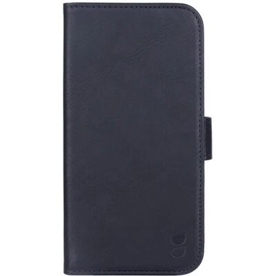 Coque portefeuille en cuir Gear pour iPhone 13 Pro Max - Noir - Publicité Coque portefeuille en cuir Gear pour iPhone 13 Pro Max - Noir - Publicité