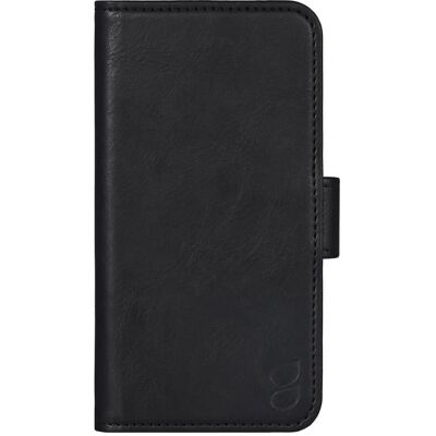 GEAR Wallet Deksel for iPhone 13 Mini Svart med Kortfack & Støtte GEAR Wallet Deksel for iPhone 13 Mini Svart med Kortfack & Støtte
