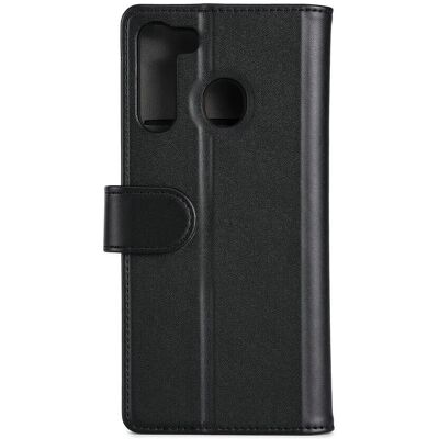 GEAR Sac à Wallet Noir pour Samsung Galaxy A21 - Portefeuille, Étui de Protection, Cuir PU - Publicité GEAR Sac à Wallet Noir pour Samsung Galaxy A21 - Portefeuille, Étui de Protection, Cuir PU - Publicité