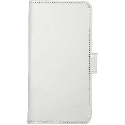 GEAR Coque portefeuille blanche en cuir pour iPhone 11 Pro Max - Étui - Publicité GEAR Coque portefeuille blanche en cuir pour iPhone 11 Pro Max - Étui - Publicité