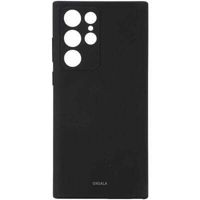 Onsala Silikon Mobilskal för Samsung S22 Ultra - Svart Onsala Silikon Mobilskal för Samsung S22 Ultra - Svart