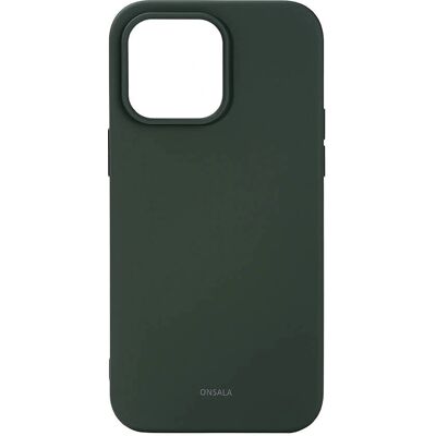Coque en silicone vert olive Onsala pour iPhone 14 Pro Max - Téléphone - Publicité Coque en silicone vert olive Onsala pour iPhone 14 Pro Max - Téléphone - Publicité