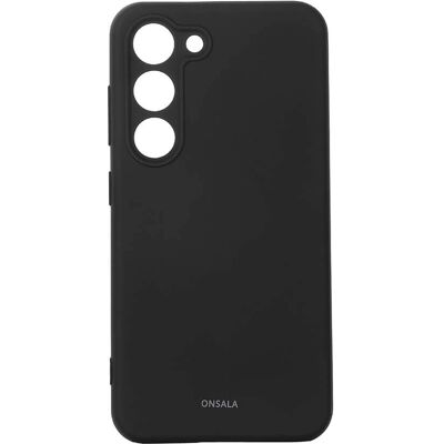 Coque en silicone Onsala pour Samsung S23 - Noir - Publicité Coque en silicone Onsala pour Samsung S23 - Noir - Publicité