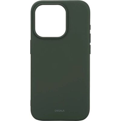 Onsala iPhone 15 Pro Olivgrünes Silikon MagSafe Hülle Onsala iPhone 15 Pro Olivgrünes Silikon MagSafe Hülle