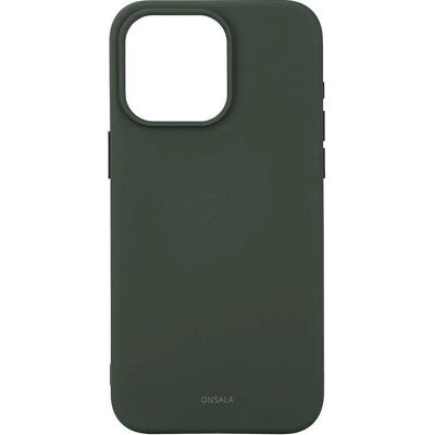 Coque Onsala iPhone 15 Pro Max Vert Olive Recyclée MagSafe - Type de Produit - Publicité Coque Onsala iPhone 15 Pro Max Vert Olive Recyclée MagSafe - Type de Produit - Publicité