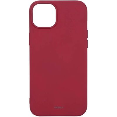 Onsala iPhone 15 Plus Deep Red Recycling MagSafe Hülle Onsala iPhone 15 Plus Deep Red Recycling MagSafe Hülle