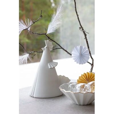 Cult Vera Påskedekoration - Porcelæn, Guld Detaljer - Modernt Design Cult Vera Påskedekoration - Porcelæn, Guld Detaljer - Modernt Design