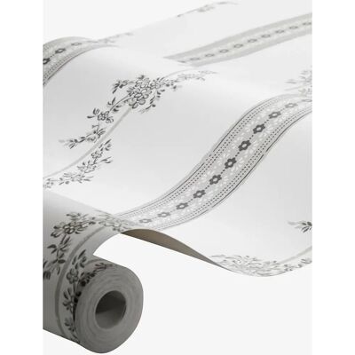 Boråstapeter Drottningholm Hvid Unisex Tapet - Tapet Boråstapeter Drottningholm Hvid Unisex Tapet - Tapet