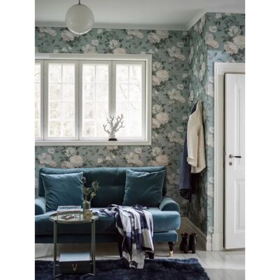 Boråstapeter Model 7223 - Blå Pion Tapet Boråstapeter Model 7223 - Blå Pion Tapet
