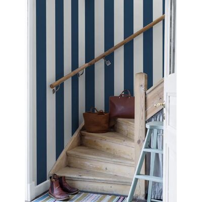 Boråstapeter Boråstapeter - Papel pintado Orust Stripe - Azul Unisex - Revestimiento Boråstapeter Boråstapeter - Papel pintado Orust Stripe - Azul Unisex - Revestimiento