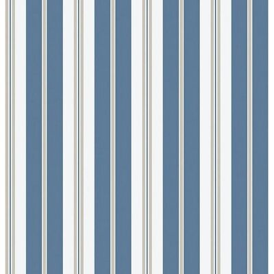 Boråstapeter Sandhamn Stripe Azul - Papel Pintado Boråstapeter Sandhamn Stripe Azul - Papel Pintado